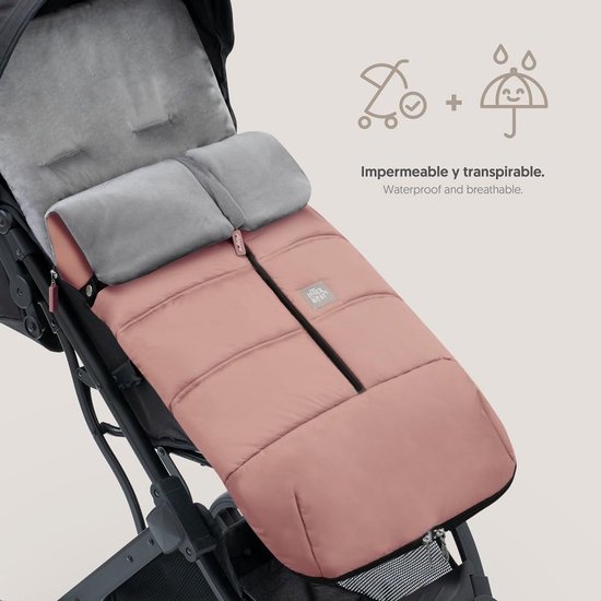 Universele Kinderwagen Voetenzak - Zacht Pluche Winter Slapende Zak met Dubbele Opening en Anti-Allergisch Materiaal van Universele — afbeelding 3