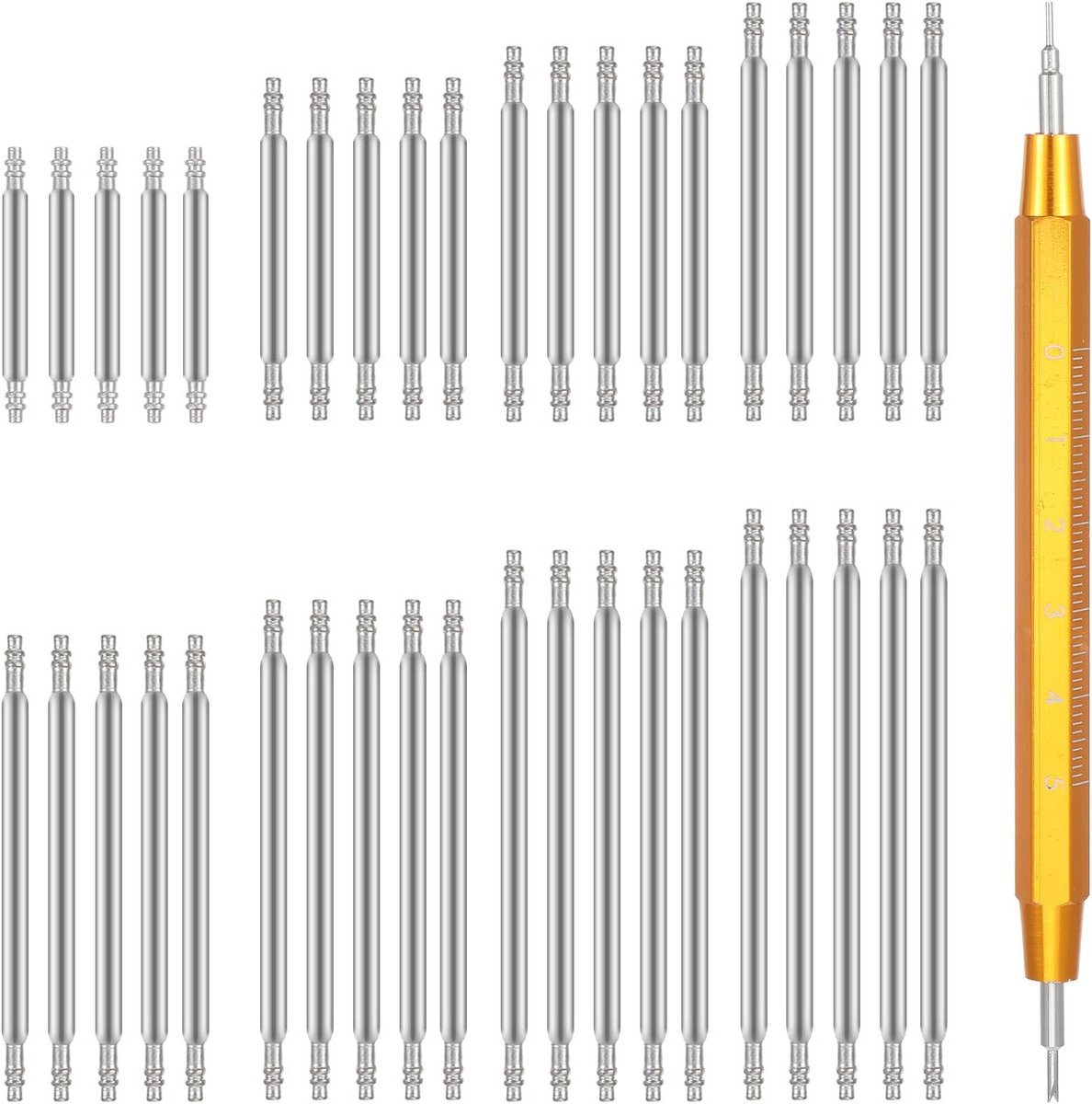 Set van 41 Horlogebandjes en Gereedschap voor Reparatie en Verstelstift
