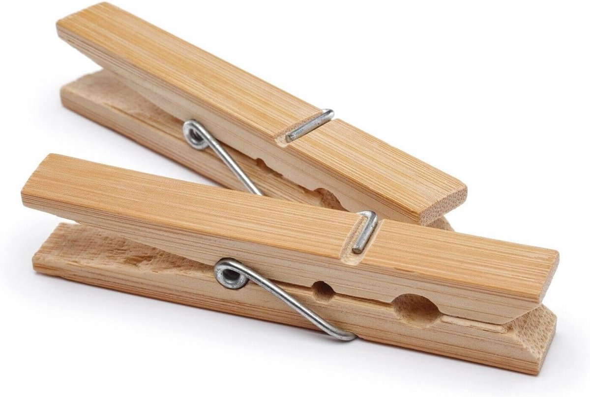 72 Haringen voor Waslijn - Traditionele Wasknijpers voor Kunst en Ambachten