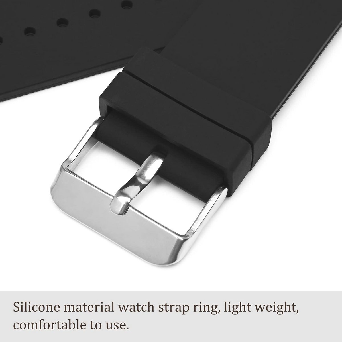 Houten Horloge Band Loops - Rubber Houder voor Horlogeband Reparatie en Vervanging