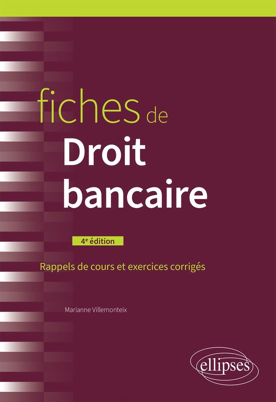 Fiches de Droit bancaire - cover