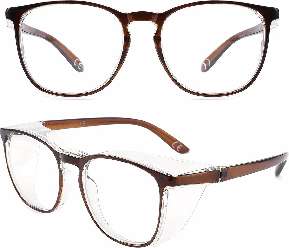 Veiligheidsbril met UV- en Blauw Licht Filter - Anti-Condens & Stofbescherming