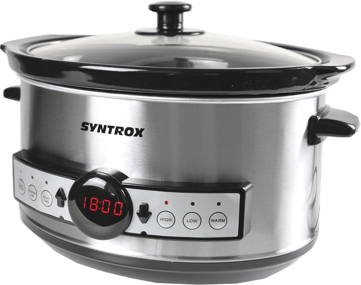 Digitale Slowcooker 3,5 Liter met Timer en Warmhoudfunctie – foto 2