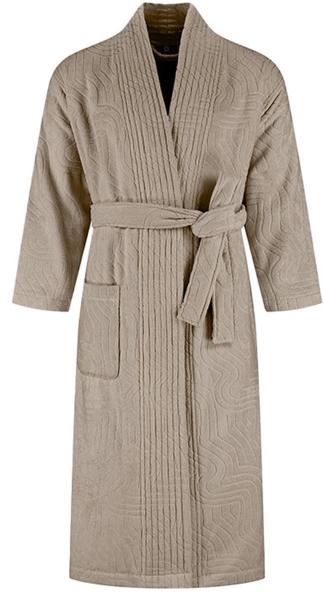 Yumeko badjas velours classic taupe s