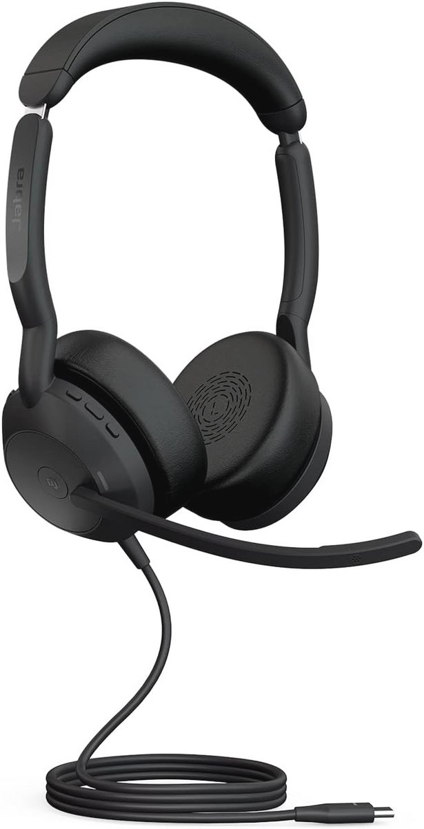 Wired Stereo Headset met Noise Cancelling en AirComfort Technologie - MS Teams Gecertificeerd