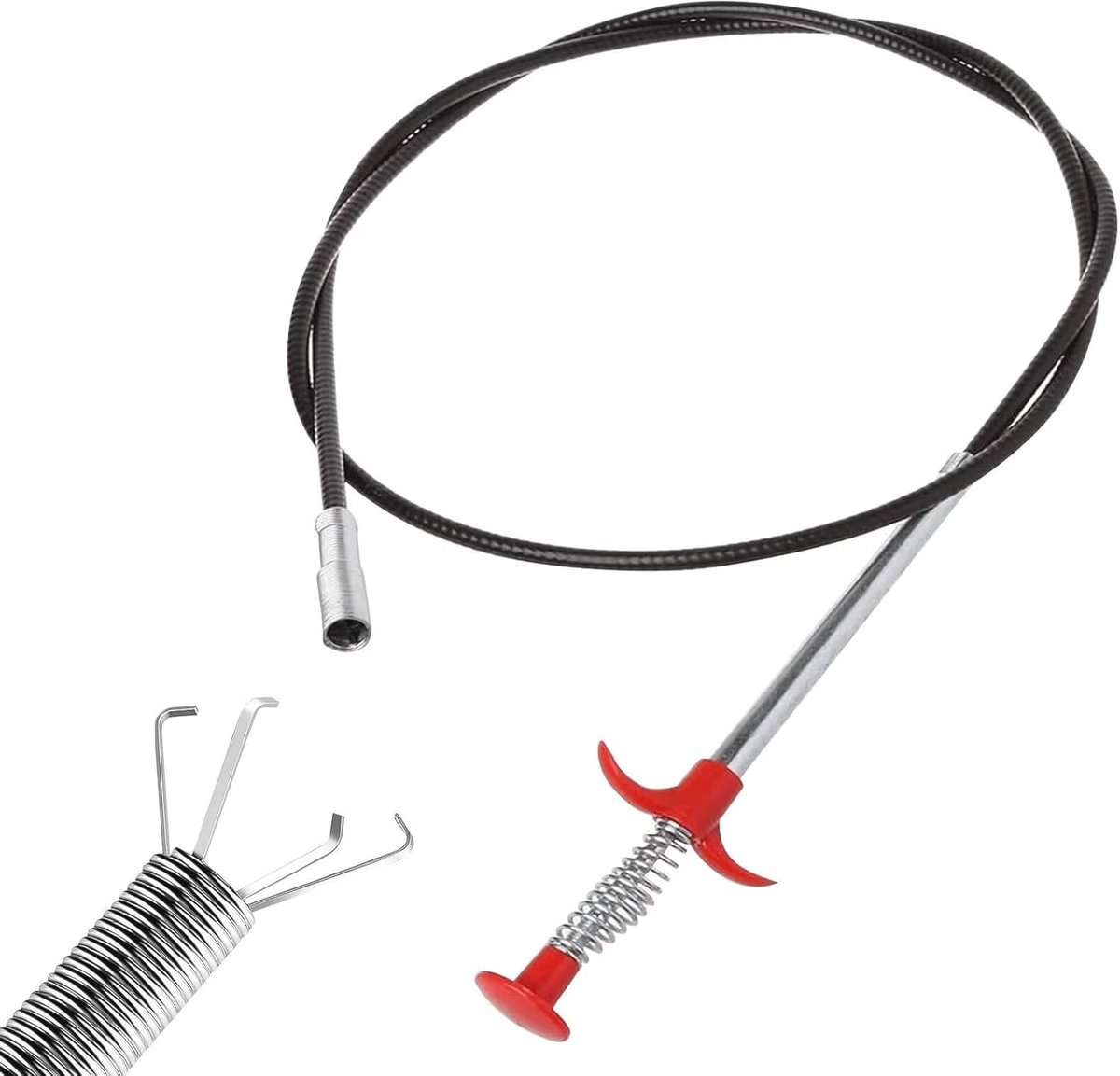 Drain Unblocker Gereedschap - 200cm Lente Pijp Baggeren Tool voor Keuken en Badkamer