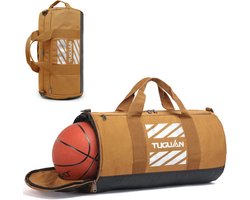 Gym Tas voor Mannen en Vrouwen met Natte Pocket en Schoen Compartiment - Duffle Bag voor Weekend en Sport