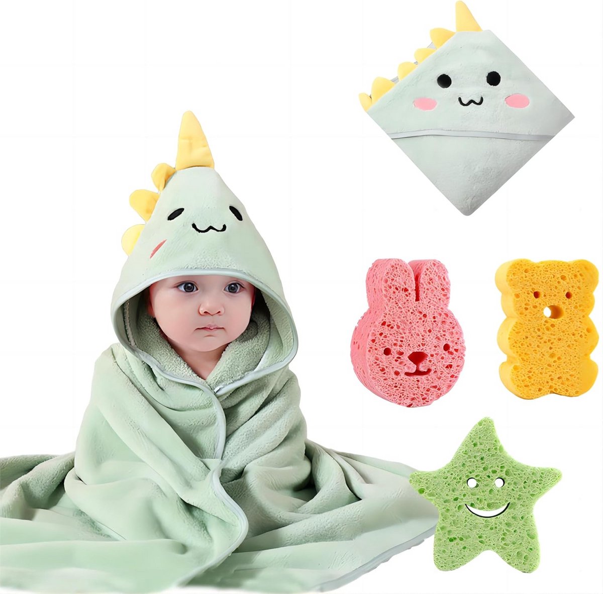 Badhanddoek met capuchon voor baby