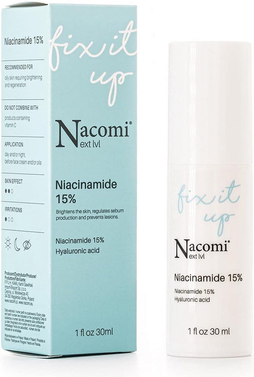 Niacinamide Serum 15% voor Versteviging en Minimale Poriën