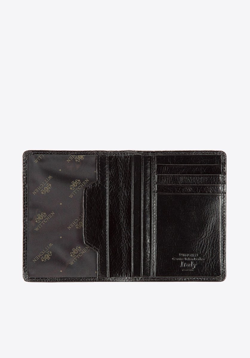 Wittchen - Documentencase - Donkerbruin - Zwart - Natuurlijke Leder