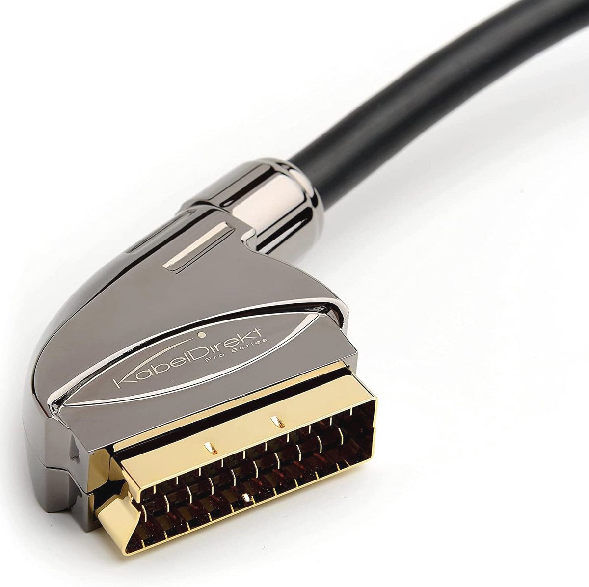 SCART Kabel 1,5m - 21-polig, Meervoudig Afgeschermd, Full HD