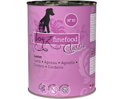 Graanvrij Natvoer Lam voor Honden en Puppy's Hoog in Vlees 6x400g