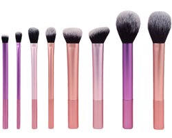 8-delige make-upkwastenset - Make up kwasten set - make up set - make up kwasten - Multifunctionele make-upkwasten - Meerkleurig - ABS + synthetische vezels