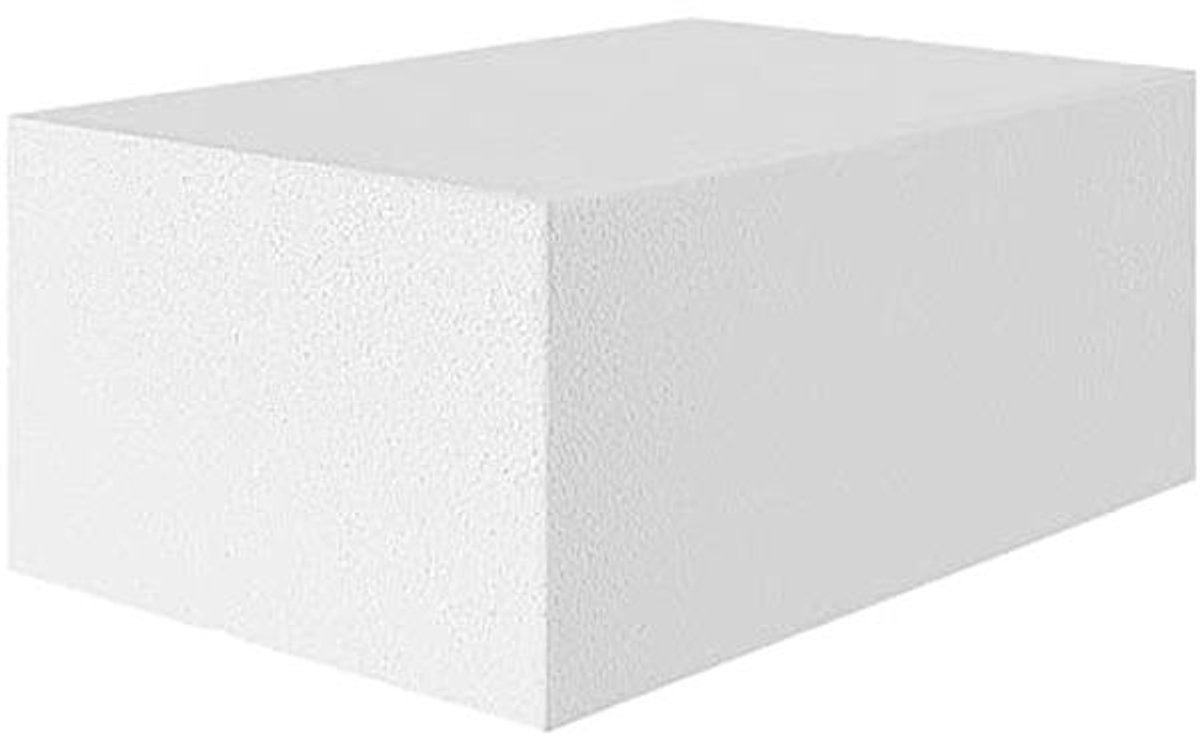 Rechthoekige Schuimblokken voor Kunst en Modelleren - 43 x 28 cm, 17,8 cm Dik