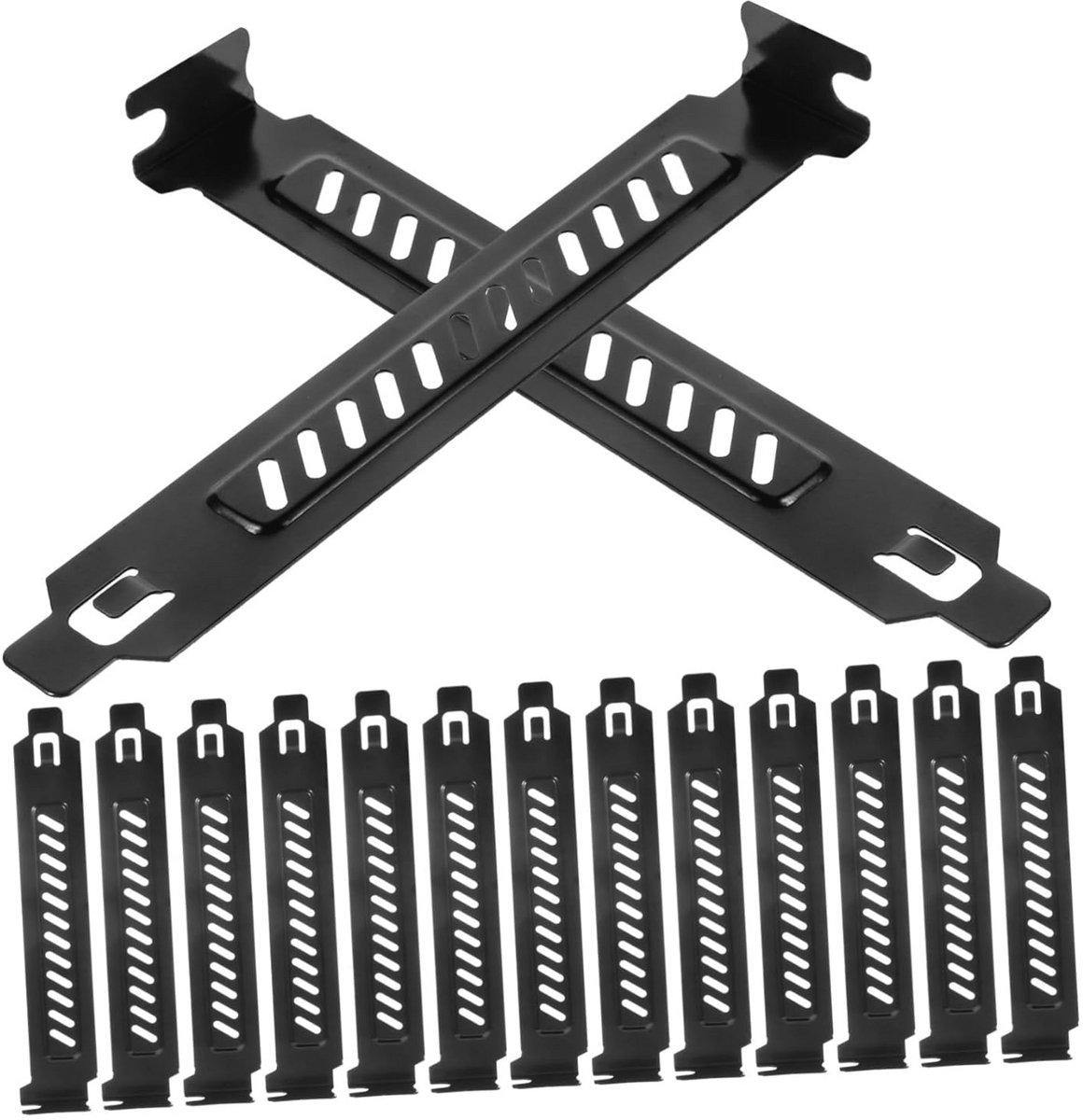 Computercase PCI Slotafdekkingen - 20 Stuks Geventileerde Blinde Platen
