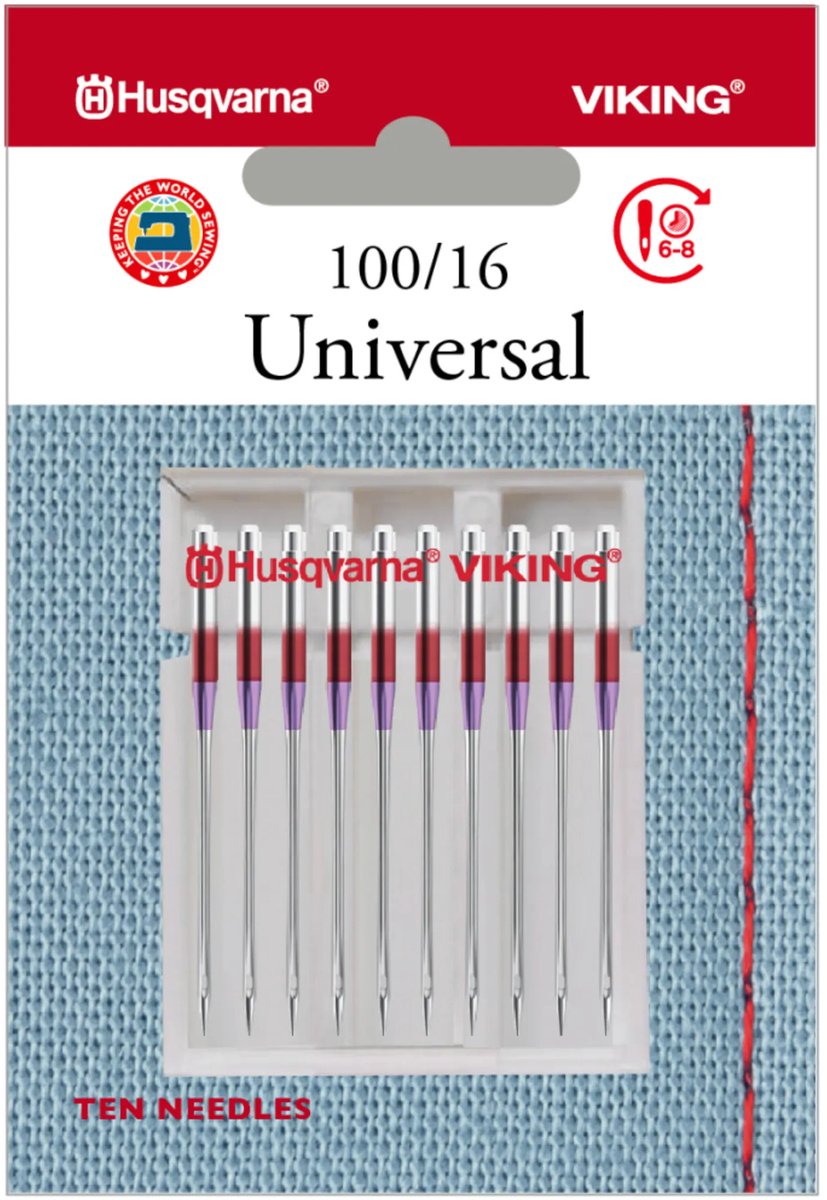 Husqvarna-Viking Universal 100 (10 stuks) Naalden