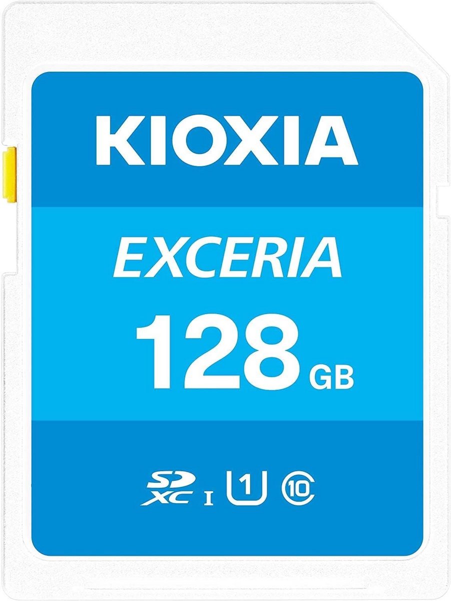 128GB Exceria U1 100 MBs Class 10 SD-kaart