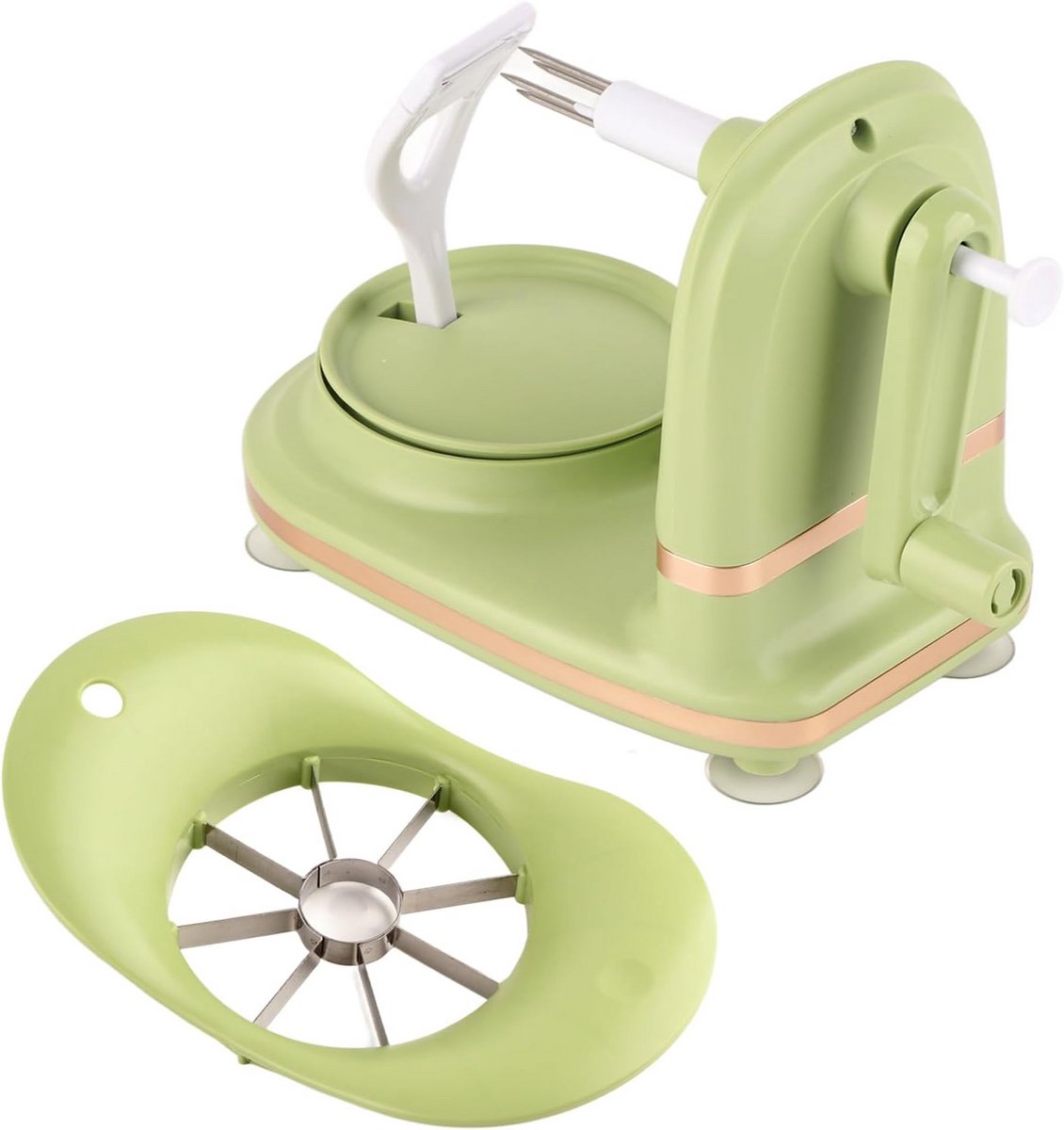 Multifunctionele Appelschiller en Fruitschilmachine - Lichtgroen