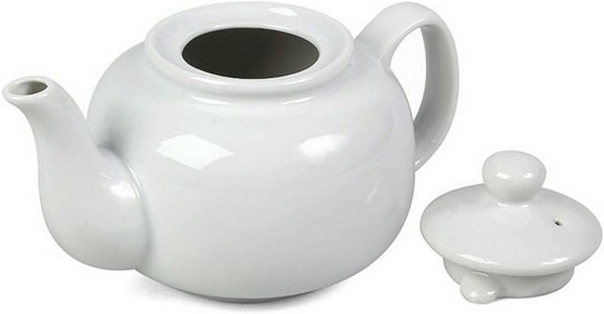 Porseleinen Theepot - Klassiek Design - 600 ml Inhoud