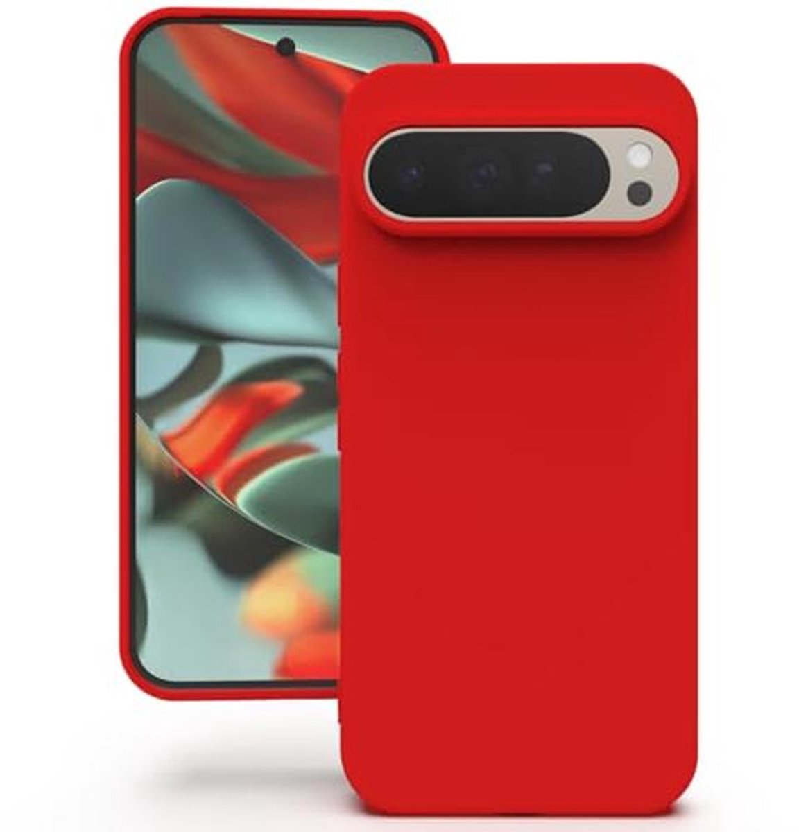 Zachte Siliconen Hoes voor Google Pixel 9 Pro XL - Ultradun Ontwerp met 360° Bescherming