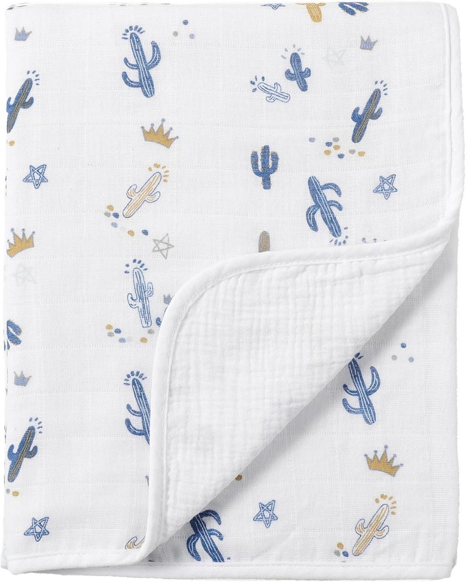 100% Biologische Katoenen Mousseline Deken voor Pasgeborenen - Perfect Cadeau voor Baby Shower