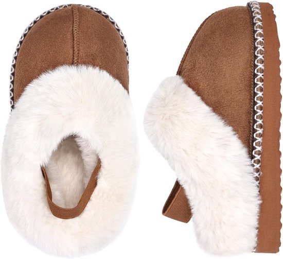 Slippers Pluche huispantoffels Slippers voor en Slaapkamerslippers van traagschuim Warme antislip lichtgewicht pantoffels Buiten Binnen Antislip en stevige binnenzool Antigeluid Groen