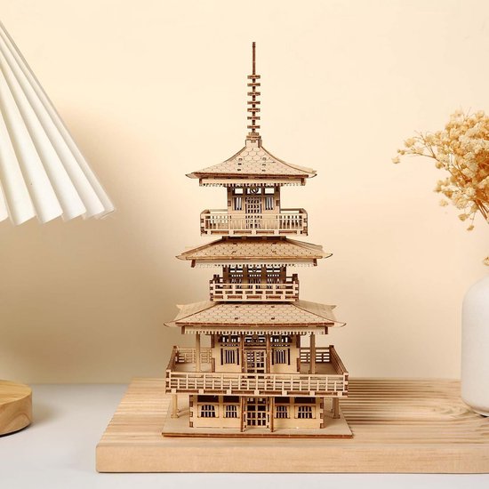 3D Puzzle Forteresse Ensemble Bois Construction Kit Éducatif DIY Jouet Assembler Modèle Inachevé Artisanat Passe-Temps 3D Puzzle Forteresse Ensemble Bois Construction Kit Éducatif DIY Jouet Assembler Modèle Inachevé Artisanat Passe-Temps