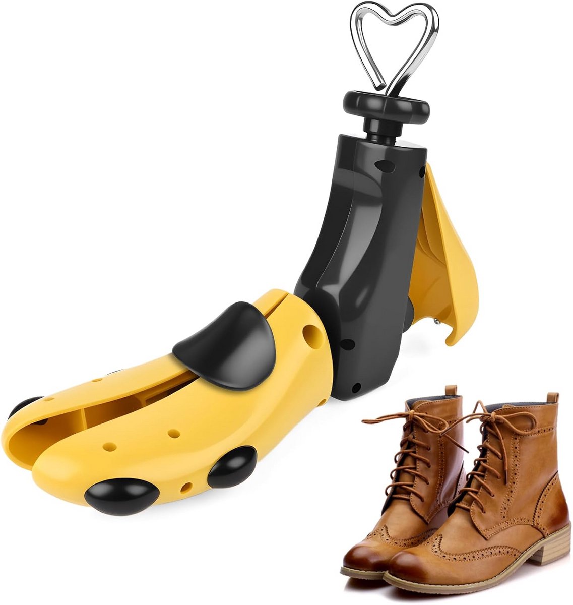 Schoenspanners voor heren en dames - Verstelbare schoenverbreder met schoenlepel