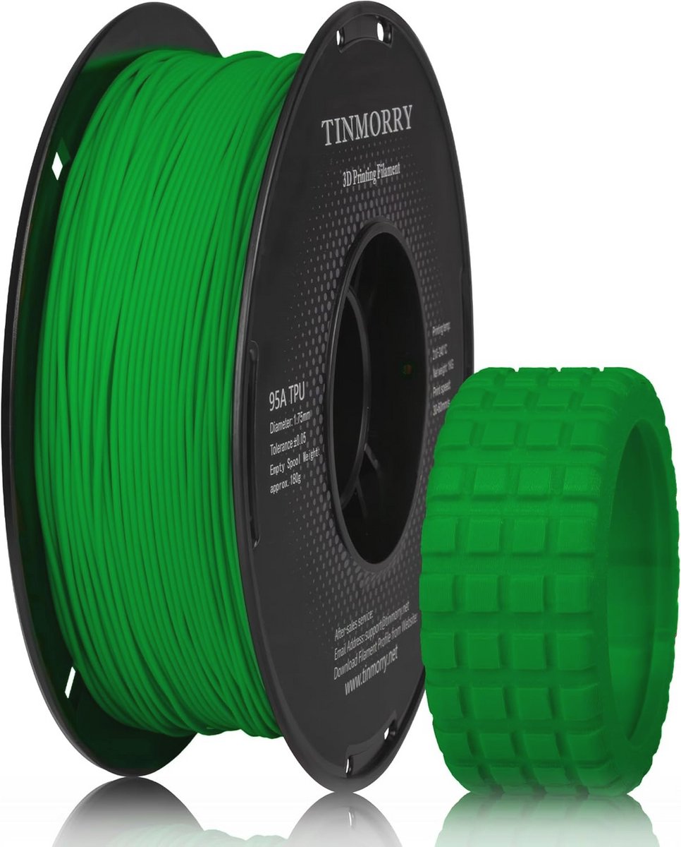 TPU Filament 3D Printing 1.75mm - 1KG Groen