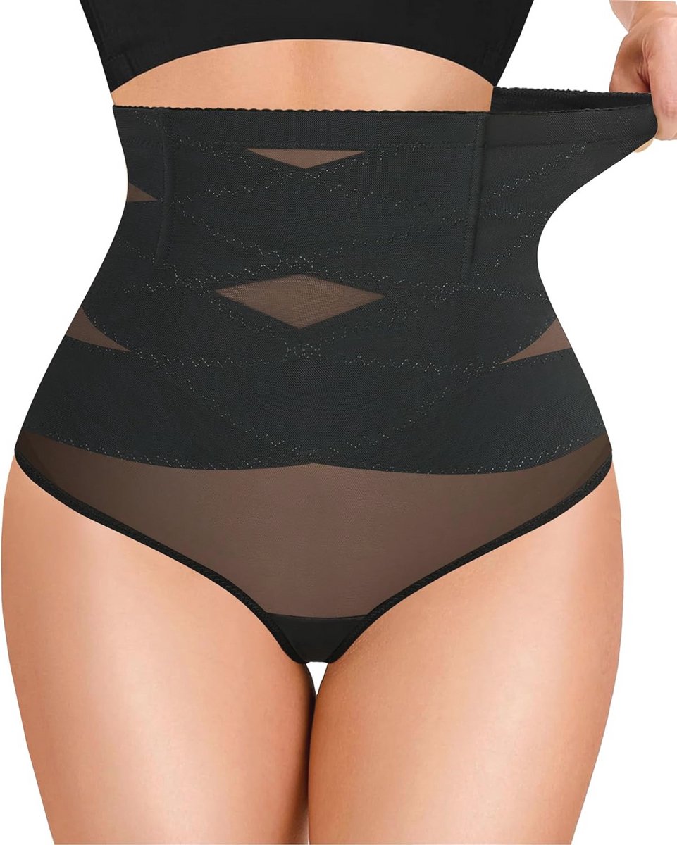 Hoge Taille Buikwand Onderbroek Dames - Vormende String en Tanga voor Buikcontrole