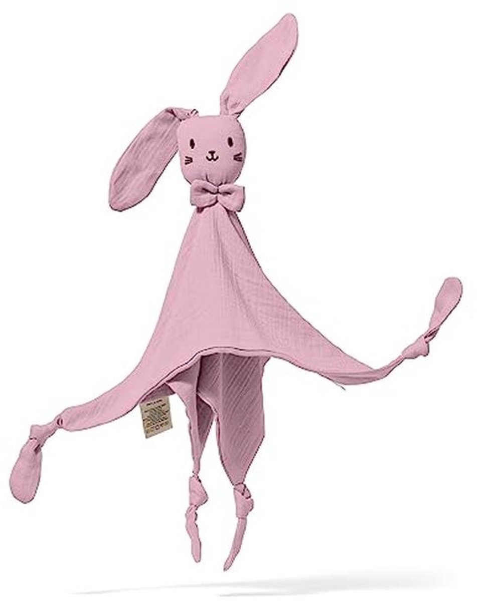 Knuffeldoek voor baby's - Zacht en veilig knuffelen, multifunctionele baby-inslaaphulp, 100% biologisch katoen