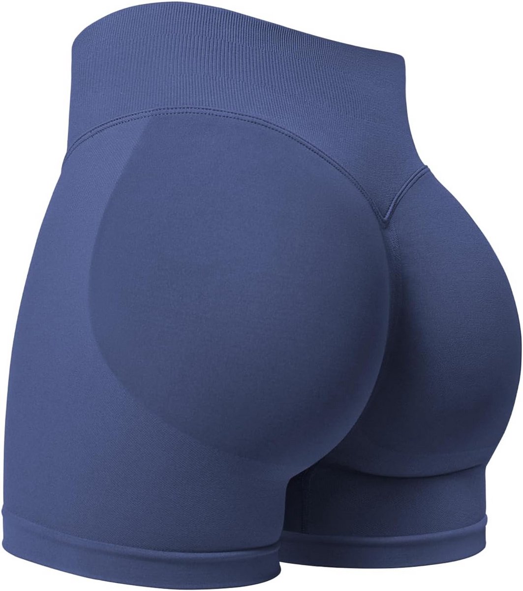 Sportshorts voor Dames - Onzichtbare Butt Lifting, Hoge Taille, Seamless Gym & Yoga Korte Broek