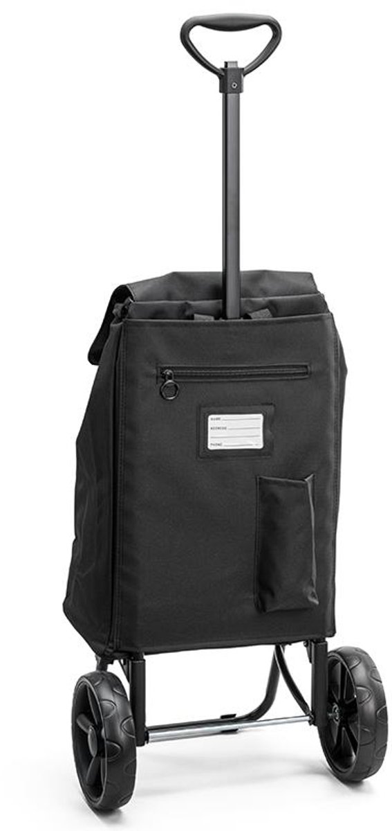 Puccini Boodschappenwagen / Boodschappentrolley - Shopping Trolley - Zwart