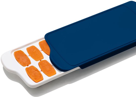 OXO tot Babyvoeding diepvriesbakjes - Babyvoeding bewaarbakjes - Diepvriesbakjes met deksel - 14x22 ml- Navy van OXO — afbeelding 3