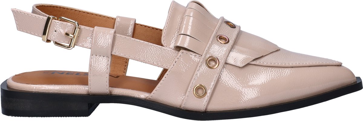 Nelson dames ballerina - Taupe - Maat 38