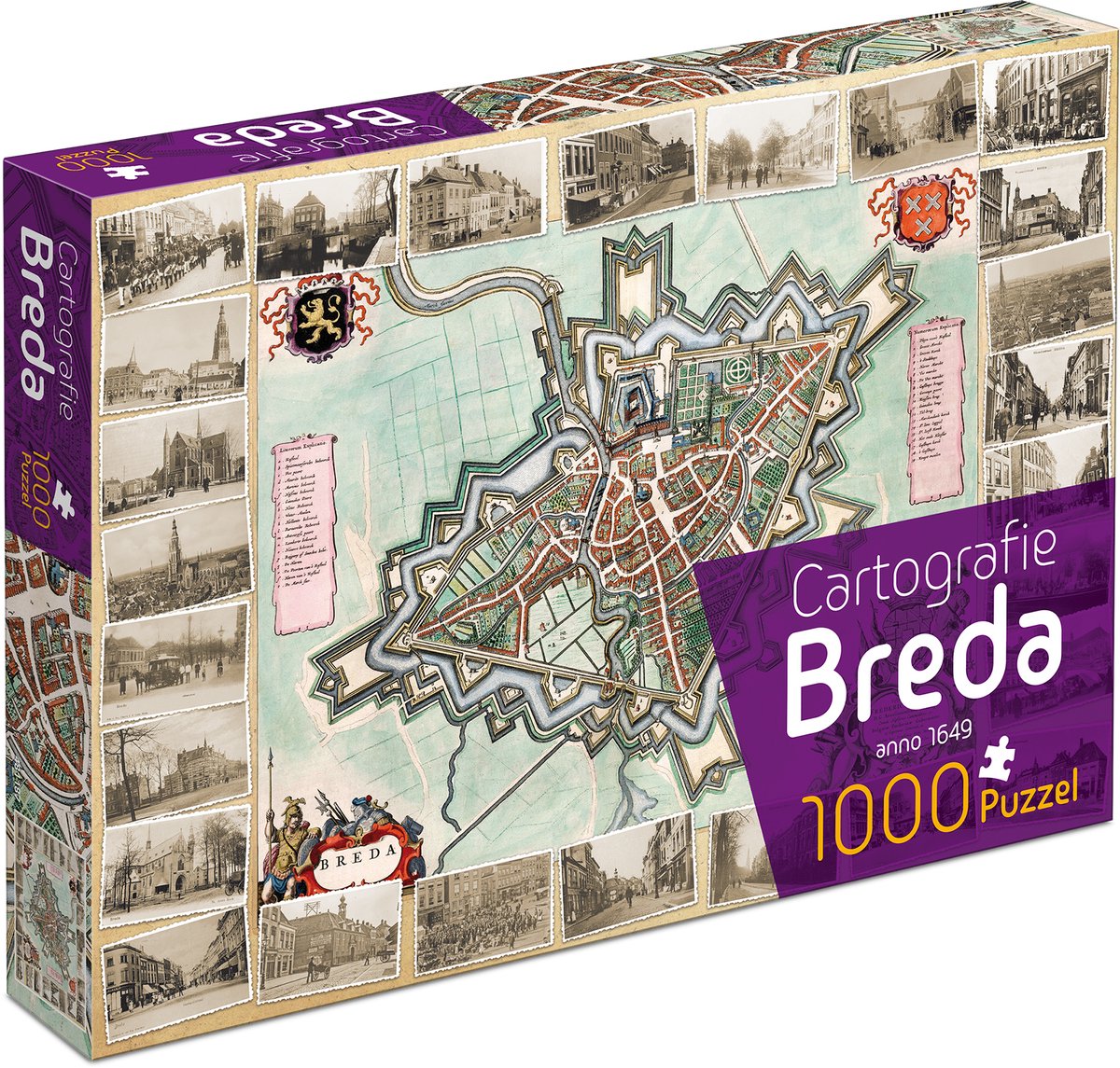 Cartografie Breda (1000) - Tucker's Fun Factory Legpuzzel
