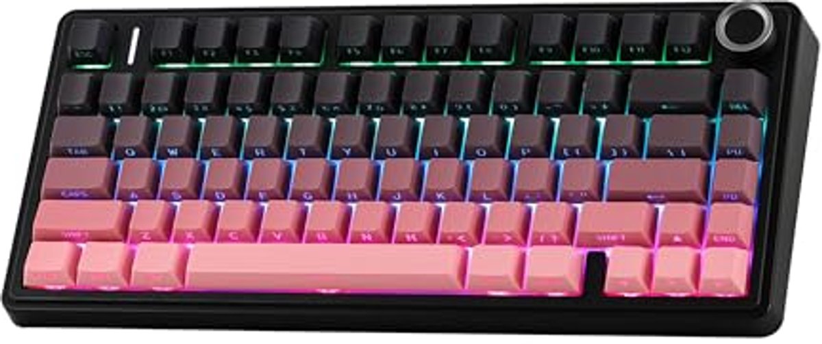 Draadloos 75% Mechanisch Gaming Toetsenbord met RGB Verlichting