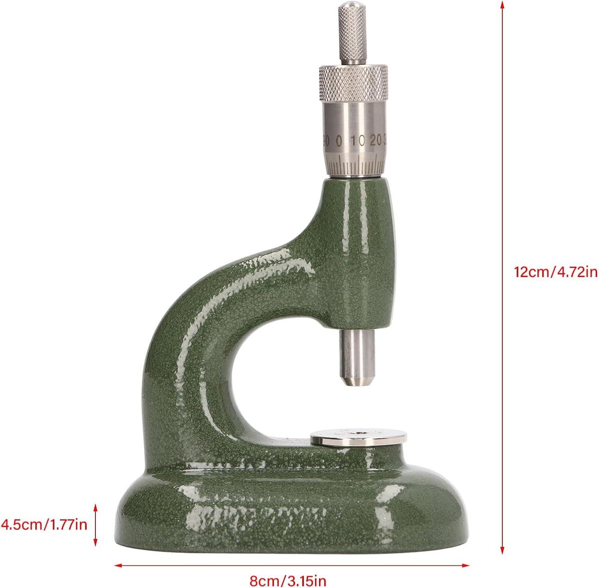 Green Glow - Horloge Reparatie Gereedschap Set | Aluminium Horlogekastsluiter met 48 Matrijzen | Horlogemaker Benodigdheden