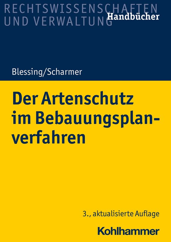Der Artenschutz im Bebauungsplanverfahren - cover