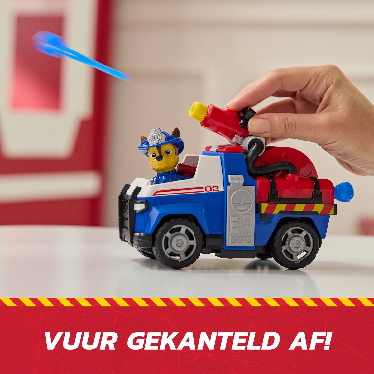 PAW Patrol - Brandweerredding - Chase Politieauto - Speelgoedauto met speelfiguur — afbeelding 14