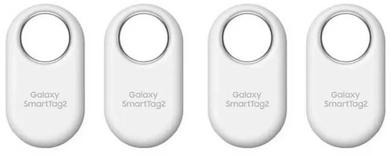 Samsung Galaxy SmartTag 2 (4 Pack) - 2x Zwart en 2x Wit