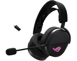 ASUS ROG Pelta - Headset Bedraad en draadloos - USB-C - Bluetooth - 2,4 GHz - Zwart