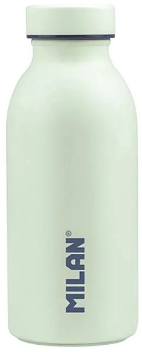 Fles Milan Isothermische binnenkant Roestvrij staal Groen (354 ml)