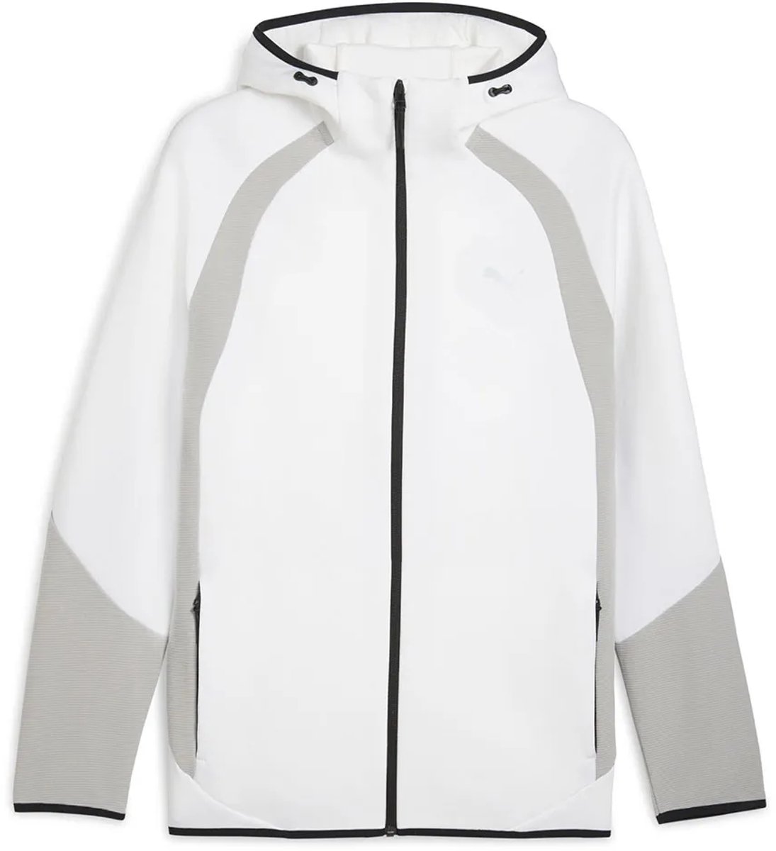 Puma Sweatshirt Puma Evostripe Fz Hoodie Dk Sportswear Volwassen Wit