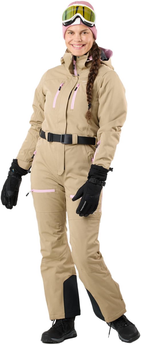 Swedemount Cervinia skipak – winteroverall dames Beige