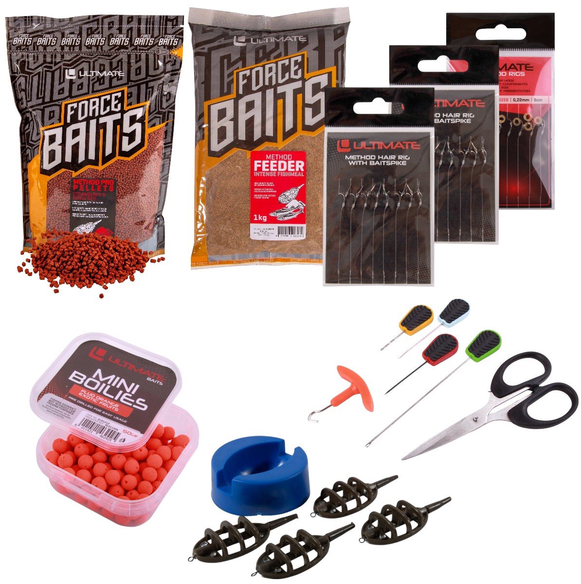 Lot De Mangeoires De Pêche Assorties - Diverses Marques - Occasion
