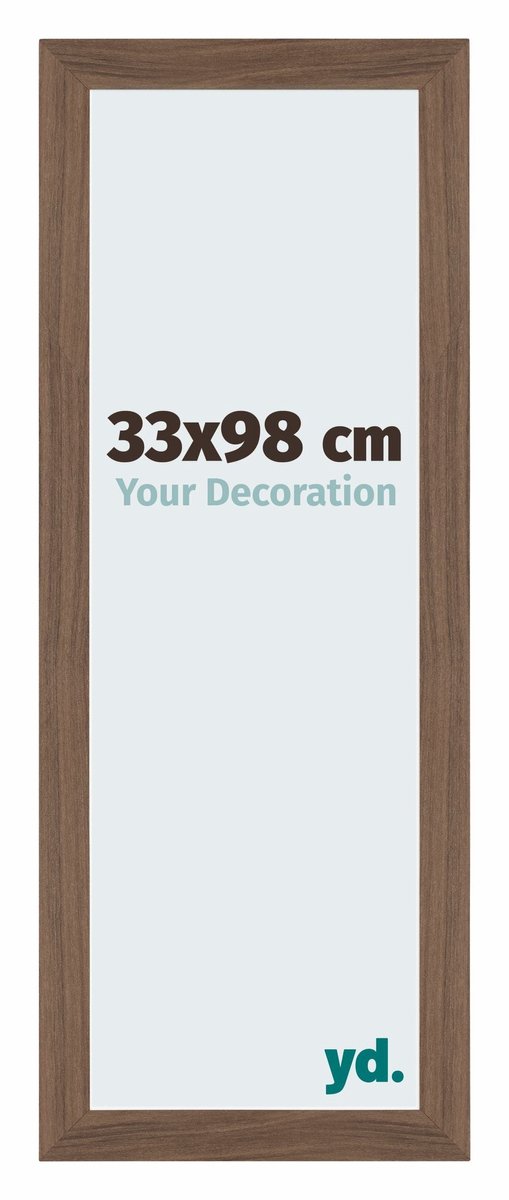 Your Decoration - Fotolijst 33x98 cm - MDF - Walnoot Donker - Mura