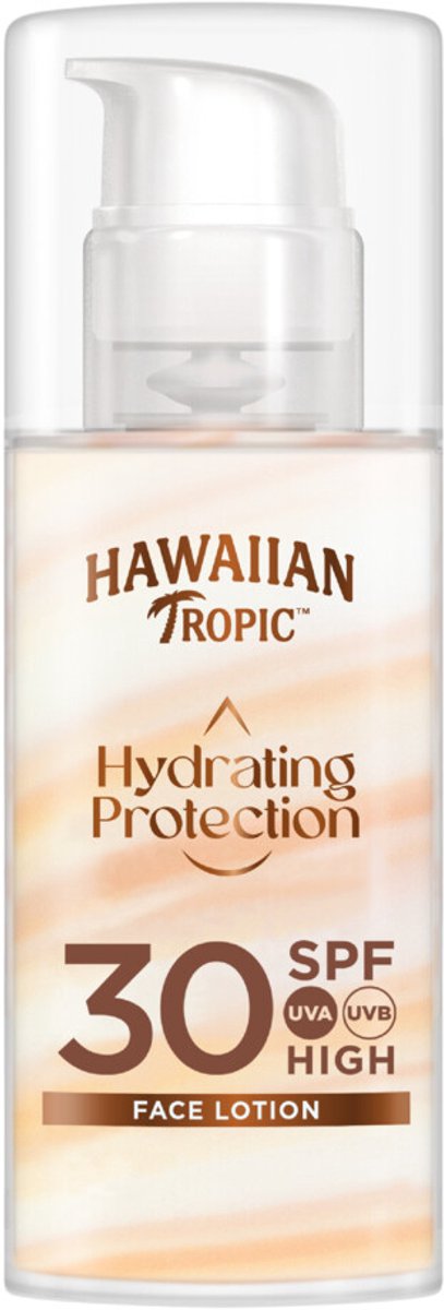 Hawaiian Tropic SPF30 zonnebrandlotion Gezicht 50 ml 12 uur