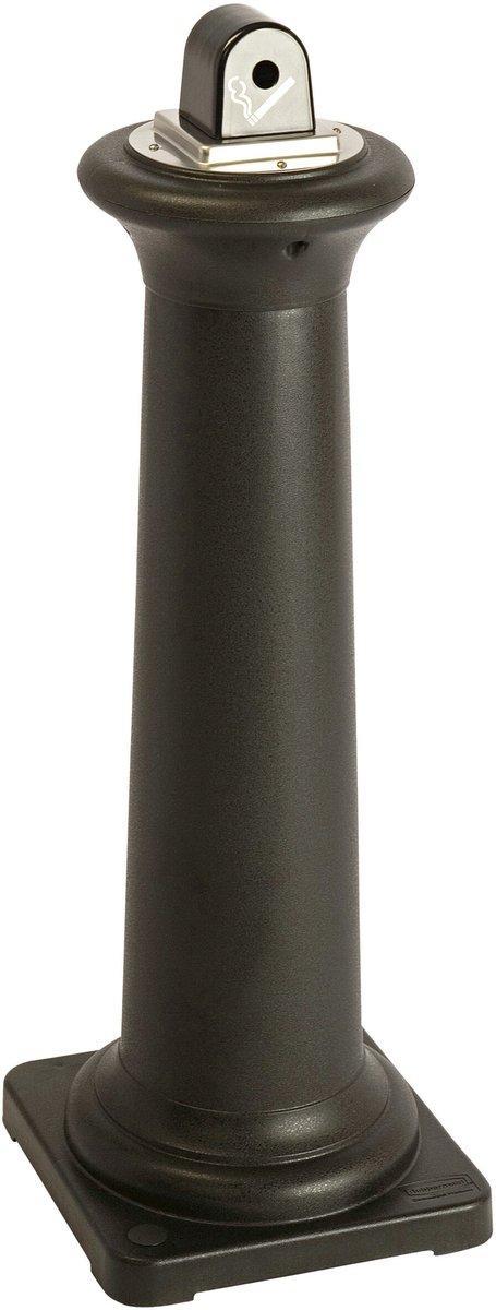 Asbak Rubbermaid Peukenzuil Tuscan Zwart