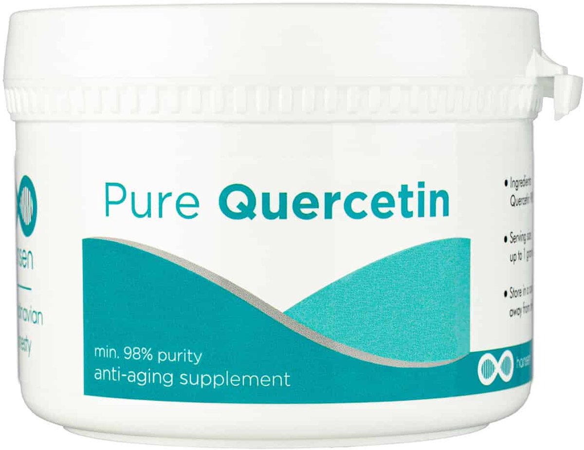 QUERCETINE (Hansen) - 50 gram pure poeder incl. maatlepel - goed voor 100 tot 200 doseringen - Afkomstig uit Europa - onafhankelijk getest